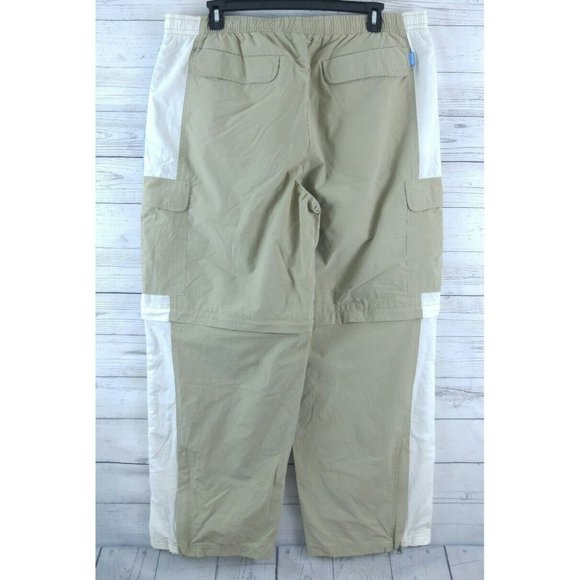Phys. Sci Men's Tan Convertible Elastic Waist Pants 6 pockets Size XL - Picture 4 of 8